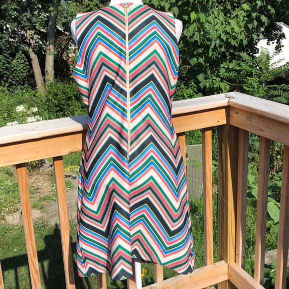 Taylor multicolor zigzag dress - Picture 5 of 7